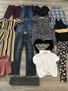 Size 16 Girls Clothing Lot, 15 Items, NWT Leggings, Wonder Nation, Route 66 - Picture 1 of 19