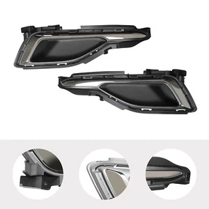 Fog Lights Cover Left & Right For 2015 2016 2017 Hyundai Sonata Front Lamp - Foto 1 di 13