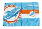 MIAMI DOLPHINS AMERICAN FOOTBALL SUPPORTERS FLAG 3x2 FOOT FREE UK POST