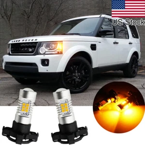 2pcs 5200s LED Amber Front Turn Signal Light Bulbs For 2010-2016 Land Rover LR4 - Foto 1 di 6