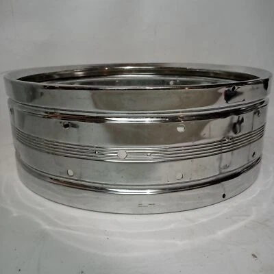 Caja de tambor Rogers Dyna-Sonic 5x14" cromada sobre latón COB 10 tacos vintage años 60 Foto 1 de 4