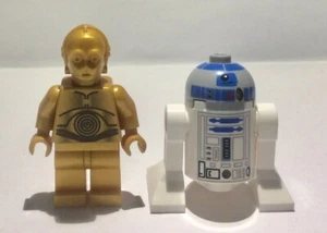 Lego Star Wars Minifigures - Astromech/Protocol R2-D2 & C3PO sw0161a sw0217 - Picture 1 of 2