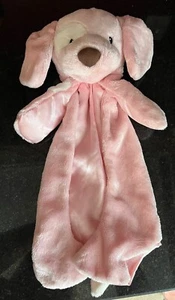 Baby Gund Huggybuddy Sparky Puppy Dog Lovey Security Blanket Satin Plush Pink - Picture 1 of 8