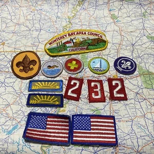 Monterey Bay Area Council Lot Of  Scouting Boy Scouts Patches - Picture 1 of 12
