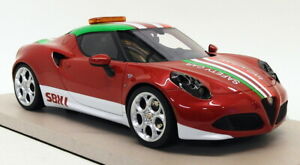 Top Marques 1/18 Scale TOP11W - Alfa Romeo 4C SBK 2014 Safety Car