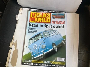 Volksworld Mag Aug 2004 911 Powered Samba Bus Ghia 1955 Microbus German Looker - Foto 1 di 2