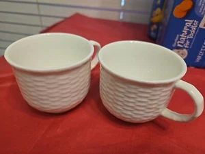 Wedgwood Nantucket Korbmuster 2er Set Tassen - Bild 1 von 3