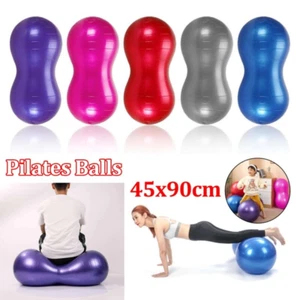 Yoga Gym Anti Burst Gym Roller Peanut Shape Fitness Exercise Ball Random color - Picture 1 of 14