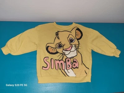 THE LION KING * Yellow Toddler Simba Sweater * Disney * Size 2T * - Image 1 of 2