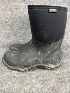 Bogs Classic Mid Boots Mens Size 10 Black Waterproof Neo-Tech Winter 61142-001 - Picture 1 of 9