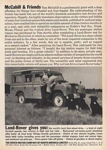 1959 Land Rover: McCahill & Friends Vintage Print Ad - Picture 1 of 1
