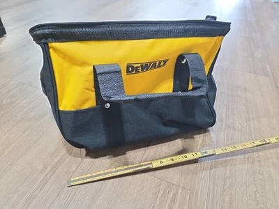 New Dewalt 15" Heavy Duty Contractor Nylon Tool Bags W/ Runners 3 Outside Pocket - Image 1 of 4