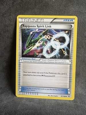 Rayquaza Spirit Link 87/108 Roaring Skies Regular Pokemon TCG Lightly Played - Image 1 of 2