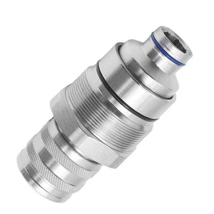 1 Stück weibliche flache Stirnseite Hydraulikkupplung passt für 7246802 für Kompaktlader - Bild 1 von 7