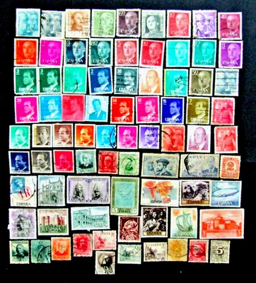 80 SPAIN STAMPS, VARIOUS, 1900s - 1990s, USED - Image 1 of 3
