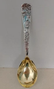 Exquisiter Tiffany & Co Sterlingsilber Weinrebe Beere Einmachlöffel - Bild 1 von 17