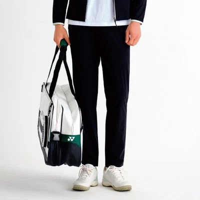 Мужские тренировочные штаны для бадминтона YONEX 25F/W черные новые с ценниками 253WP001M - Изображение 1 из 4
