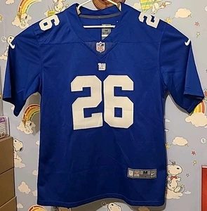 NFL New York Giants Saquon Barkley #26 Nike On Field Jersey Mens M Embroidered - Picture 1 of 10