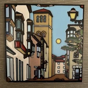 St. Germier Fliese Keramikkunst Wandbehang Keramik Artisticas SPANIEN - Bild 1 von 19