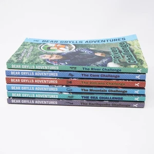 Bear Grylls Adventures Book Lot 6 Softcover Kids Survival Challenge Series - Picture 1 of 13