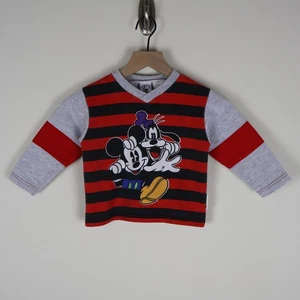 Vintage Mickey Mouse Goofy Double Sided Mickey & Co Sweatshirt Kids Size 3T - Picture 1 of 18