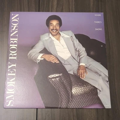 Smokey Robinson - Where There's Smoke - 12" Vinyl LP Record Album - T7-366R1 - Image 1 of 3