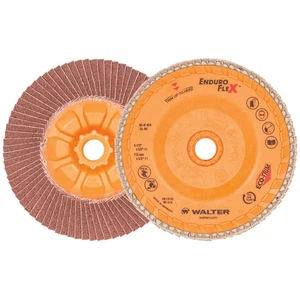 Walter 06B458 4-1/2x5/8-11 Enduro-Flex Spin-On Flap Discs 80 Grit Type 27S 10 pk - Picture 1 of 3