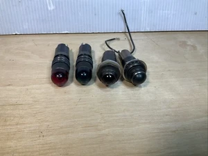 4 Vintage DIALCO, 75 Watt, 125 Volt, Aviation-Type Panel Lights, - Picture 1 of 11