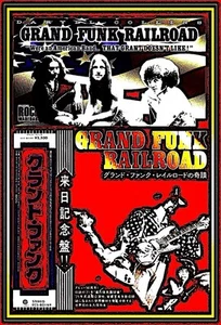 GRAND FUNK RAILROAD JAPAN TOUR 🇺🇸CONCERT TIN POSTER 12 X 8 INCH. - Picture 1 of 2