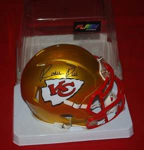 RASHEE RICE KANSAS CITY CHIEFS Signed FLASH Mini Helmet Beckett 2W825942 - Picture 1 of 3