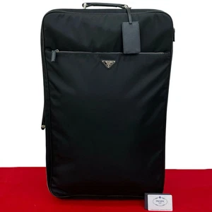 Prada Saffiano Travel Carry Bag Suitcase Nylon 68x43x23cm pre-owned - Picture 1 of 10