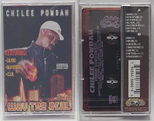 Chilee Powdah Way Too Real Cassette Tape 1996 C.IN Lil Ric Mafiosos Rare RED - Foto 1 di 7