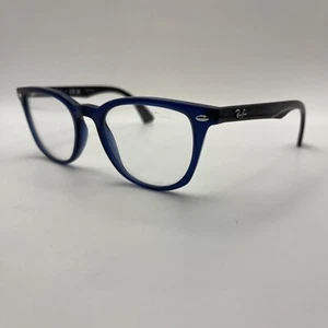 RAY BAN RB1601 3865 Kids Square Black Blue Eyeglasses 48-18-130 *Frames Only* - Picture 1 of 16