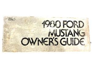 1980 Ford Mustang Owner User Guide Operator Manual GT 2.3L 5.0L 4Cyl V6 - Bild 1 von 3