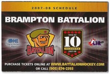 2007-08 Brampton Battalion OHL Hockey Schedule !!! Mandarin