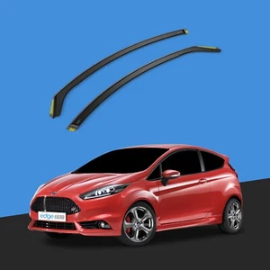 Deflectores de viento 2 piezas tintados Ford Fiesta MK7 2008-2017 3 puertas hatchback - Imagen 1 de 10
