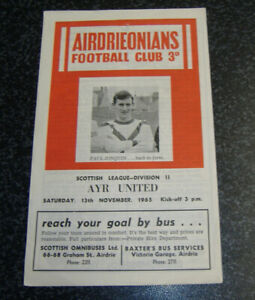 Airdrie v Ayr Utd 1965/66