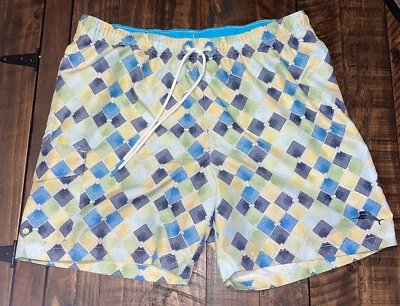 Tommy Bahama Swim Trunks Mens Size Large Blue/green/yellow - Image 1 of 3