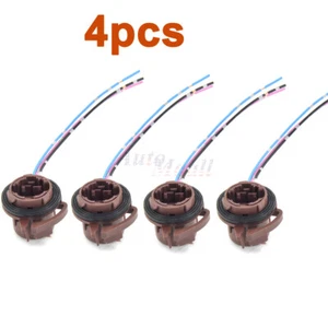 4pcs 3157 4157 Bulb Socket Pigtail Harness Wire Plug for Turn Signal Brake Light - Picture 1 of 12