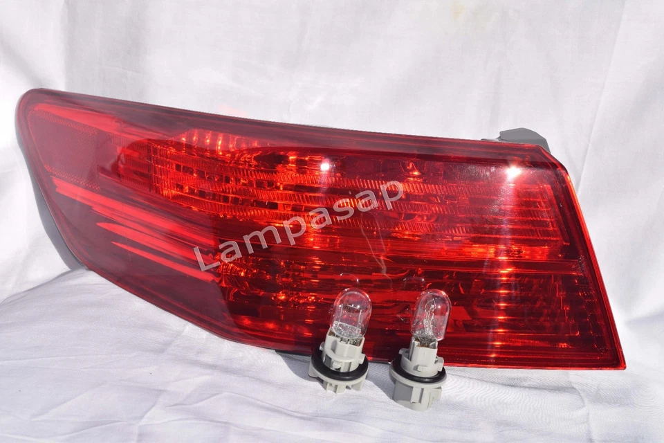 Luz trasera exterior luz trasera luz trasera lámpara con 2 bombillas lado del conductor ajuste 2013-2015 ILX Foto 1 de 3