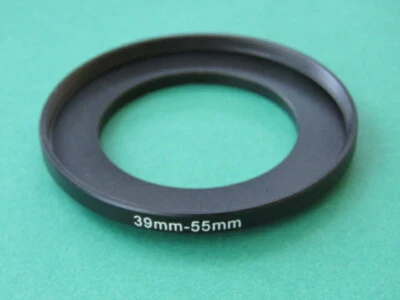 39mm-55mm 39-55 Stepping Step Up Male-Female Filter Ring Adapter 39mm-55mm  - Image 1 of 2