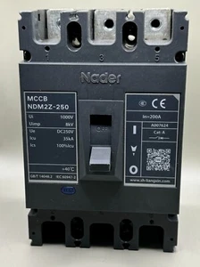 Nader MCCB NDM2Z-250 Circuit Breaker - Picture 1 of 2