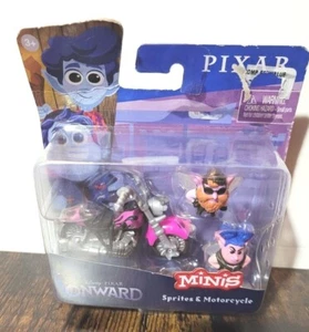 Disney Pixar Onward Minis Sprites & Motorcycle Set - Picture 1 of 8