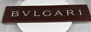 Authentic Bulgari Bvlgari Authorized Dealer Shop Display Stand Advertising sign - Picture 1 of 10
