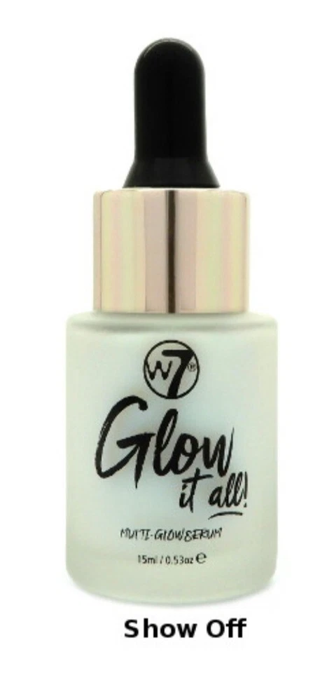 3 × W7 London Glow It All Multi Glow Serum 15ml - Show Off - Image 1 of 1