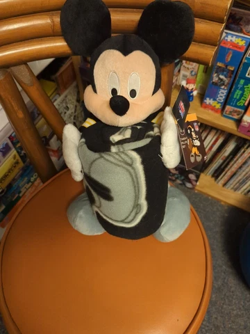 NFL Pittsburgh Steelers Disney Mickey Mouse Throw Blanket and Pillow Plush Cover