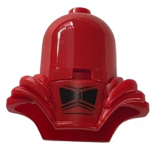 LEGO New Red Minifigure Armor Should Pads Black Tie and Red 2x2x1 Dome Brick D40 - Picture 1 of 4