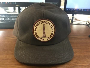 Vintage Import Tool Co. Edmonton Calgary Brown Snap Back Baseball Trucker Cap - Picture 1 of 6