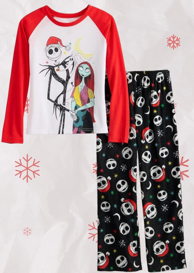 Jammies for Families Nightmare Before Christmas Pajama Set Girls Size 8 -NEW - Image 1 of 1