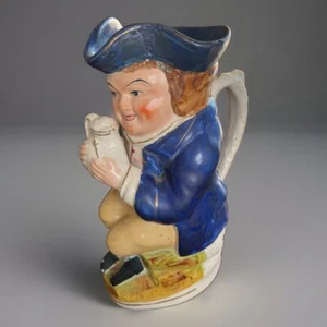 Antiker Staffordshire Toby Krug, 19. Jh. Jahrhundert - Bild 1 von 6